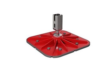 Кровельная опора SOLID FOOТ 350х350 с вертикальным кронштейном