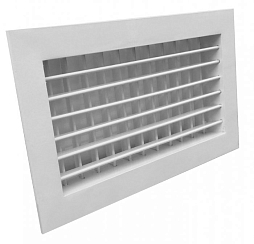 Вентиляционные решетки двухрядные регулируемые