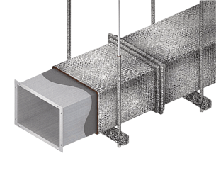 Огнестойкий воздуховод с защитой El30
