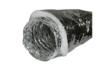 Гибкий воздуховод для вентиляции теплозвукоизолированный 560 мм купить в Москве