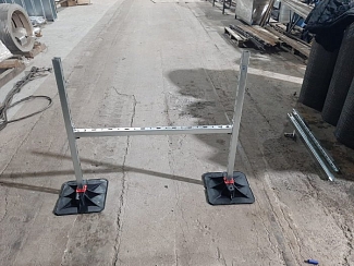 Опора на мягкую кровлю