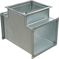 Тройник для прямоугольных воздуховодов 280 мм