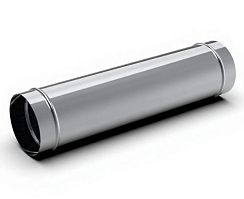 Воздуховод круглого сечения из нержавеющей стали прямой AiSi 321 0,8 мм